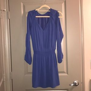 Split-sleeve dress